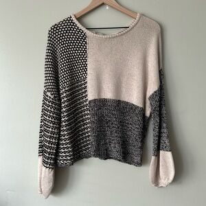 Black & Tan Sweater